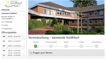 Neuer Personalausweis, neuer Führerschein - ab Montag muss man im Schiffdorfer Rathaus dafür nicht mehr anstehen, sondern man kann sich online einen Termin dafür holen.
