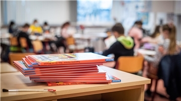 Schüler in einer Klasse