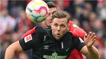Niclas Füllkrug führt noch immer die Torschützenliste der Bundesliga an.