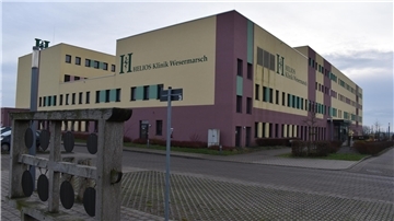 Gebäude der Helios-Klinik in Nordenham.