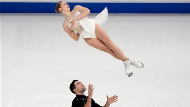 Nach EM-Coup: Eislauf-Duo Hase/Wolodin vor goldener Zukunft? Nikita Wolodin und Minerva Hase waren bei der EM in Tallinn nicht zu schlagen.