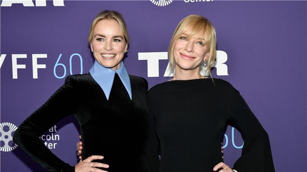 Gotham Awards: Drama „Tàr“ mit Nina Hoss ist Favorit Nina Hoss (l) und Cate Blanchett.