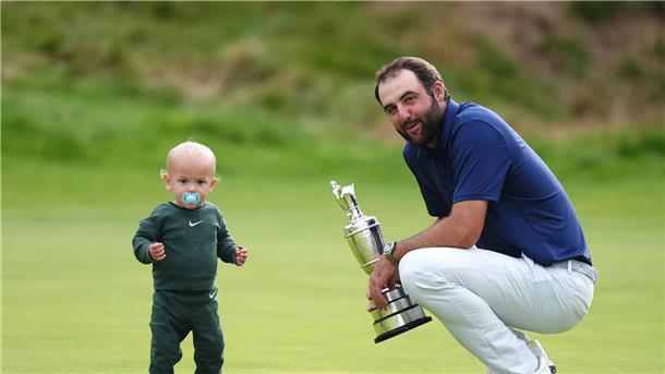 Noch ein besonderer Moment für den British-Open-Triumphator.