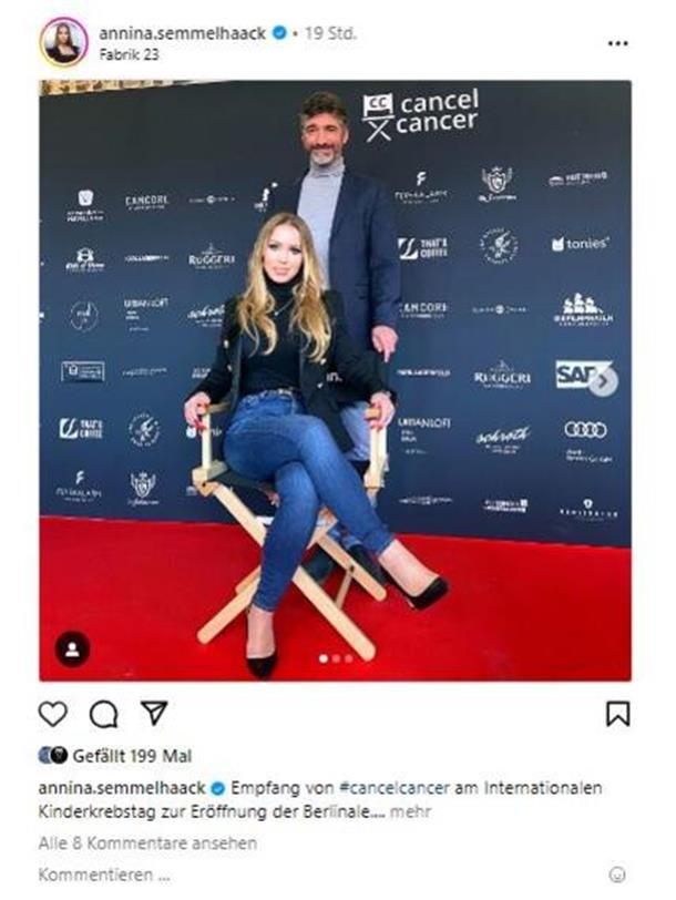 Berlinale-Charity: Diese Bremerhavener trumpfen zwischen Stars & Sternchen groß auf Noch eine Bremerhavenerin war dabei: Annina Semmelhaack.