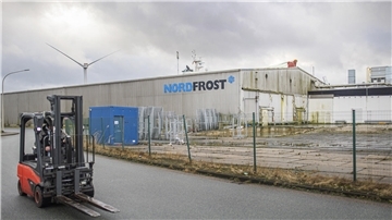 Nordfrost schließt sein Kühlhaus in der Kühlhausstraße 9, Bremerhaven.