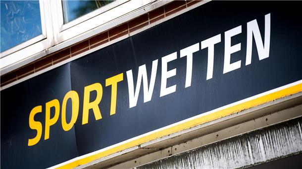 Schild mit der Aufschrift Sportwetten