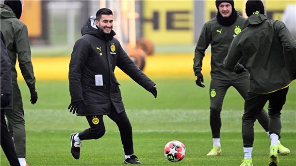 Bologna als letzte Dienstreise? Sahin muss mit BVB liefern Nuri Sahin war im Training selbst am Ball aktiv.