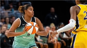 Nyara Sabally überzeugte für die New York Liberty im ersten Spiel nach Olympia.