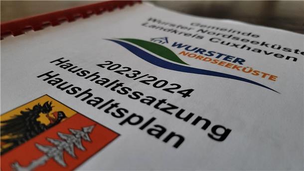 Haushaltsplan Wurster Nordseeküste für 2023 und 2024