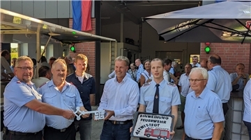 Einweihung des Gerätehauses Altwistedt