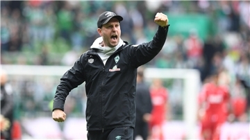 Ole Werner bleibt längerfristig Trainer bei Werder Bremen.