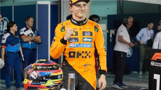 Bahrain-Sieger Piastri in Titelform - Frust bei Verstappen Oscar Piastri fehlen nur noch drei Punkte zur WM-Führung.