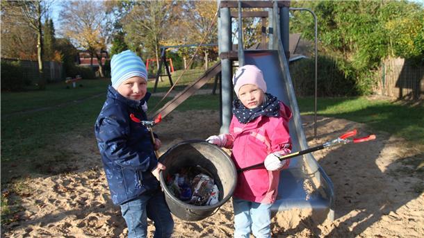 Oskar und Luise Otten aus Schiffdorf sind begeisterte Müllsammler.