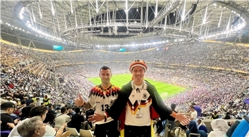 Fans im Fußballstadion