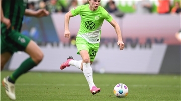 Patrick Wimmer war für den VfL Wolfsburg im letzten Vorbereitungsspiel in Brentford doppelt erfolgreich.