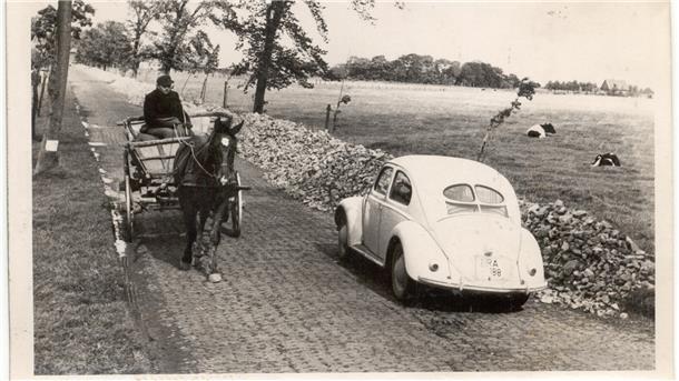 Straßenszene in den 1960ern