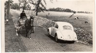 Straßenszene in den 1960ern