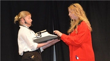Szene aus dem Theaterstück "Pension Schöller"