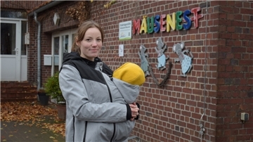 Die Gemeinde Beverstedt will die Öffnungszeiten der Kita Mäusenest in Wollingst reduzieren. Elternvertreterin Pia Welter kann das nicht verstehen. 