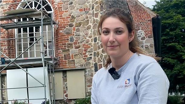 30 um die 30: Malermeisterin Malin Backhaus leitet den Betrieb ihres Vaters