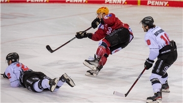 Eishockeyspieler in Aktion