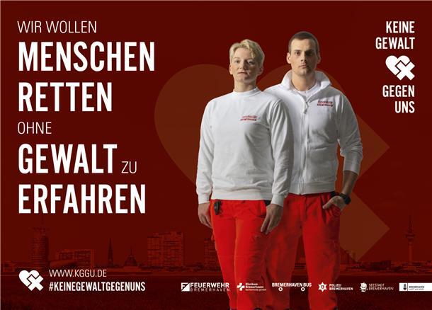Gewalt gegen Einsatzkräfte: Bremerhaven setzt mit Kampagne ein Zeichen Protagonists