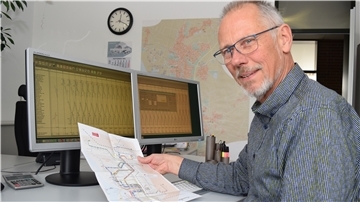 Planer Werner Meißner und seine Kollegen haben mit Hochdruck an dem Projekt gearbeitet.