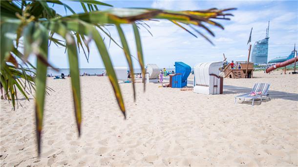 Sandstrand am Weserstrandbad