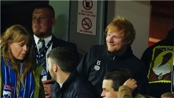 Popstar Ed Sheeran ist seit August Minderheitseigner bei Ipswich Town.