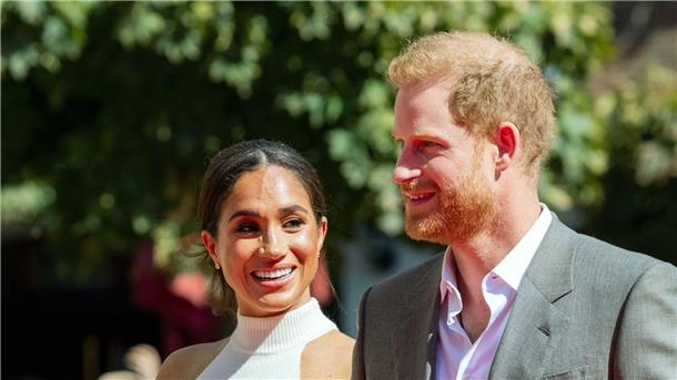 Prinz Harry und Herzogin Meghan bei einem Besuch in Düsseldorf 2022.