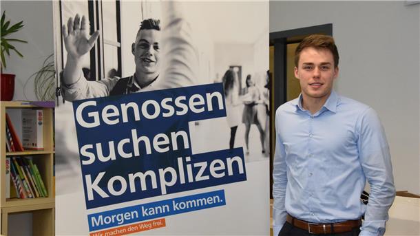 Privatkundenberater Lasse Mindermann von der Zevener Volksbank hält die Freude an der Arbeit und die Offenheit für Neues für wichtig.