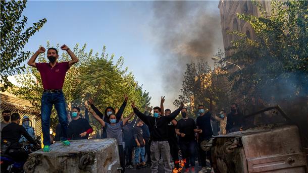 Proteste in Teheran (Archivbild vom 27. Oktober).