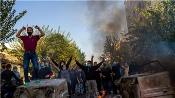 Proteste in Teheran (Archivbild vom 27. Oktober).