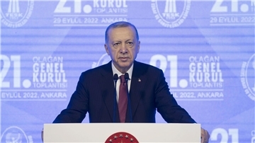 Recep Tayyip Erdogan, Präsident der Türkei, im September.