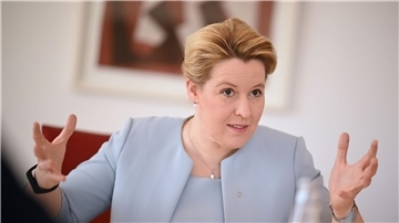 Regierende Bürgermeisterin von Berlin und Vorsitzende der Hauptstadt-SPD: Franziska Giffey.
