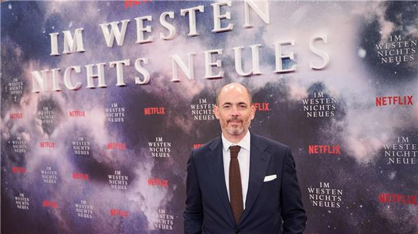 Deutscher Film „Im Westen nichts Neues“ in Oscar-Vorrunde Regisseur Edward Berger stellt seinen Film „Im Westen nichts Neues“ in Berlin vor.