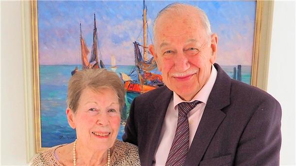 Renate und Rolf Schrön feiern heute ihre Diamantene Hochzeit.