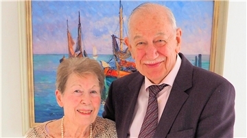 Renate und Rolf Schrön feiern heute ihre Diamantene Hochzeit.
