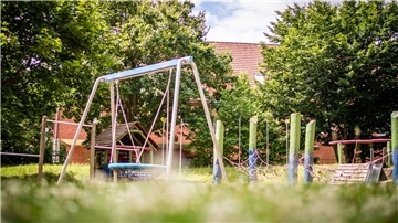 Rhade möchte im Zuge der Verbunddorferneuerung zwei weitere Spielplätze einrichten, als Stätten der Begegnung.  Hartmann
