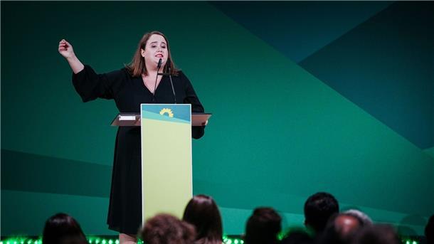 Ricarda Lang ist Bundesvorsitzende der Grünen.