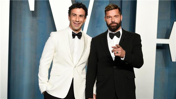 Ricky Martin (r) und Jwan Yosef bei der Vanity Fair Oscar Party (2022)