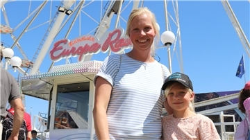 Riesenrad auf der Tarmstedter Ausstellung