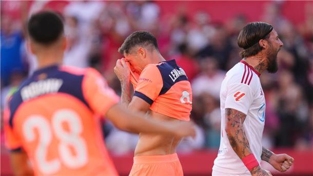 Robert Lewandowski erwischte im Spiel beim FC Sevilla nicht seinen besten Tag. 