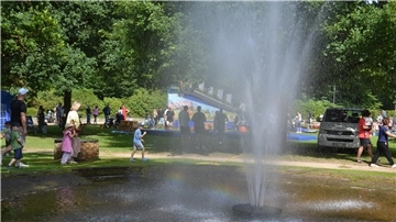 Springbrunnen im Zevener Stadtpark