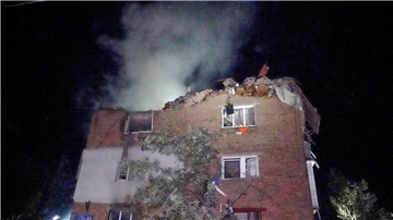 Russland hat Charkiw in der Nacht erneut mit Raketen beschossen. Die Ukraine verteidigt sich seit mehr als zwei Jahren gegen den russischen Angriffskrieg.