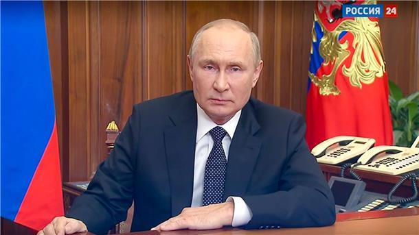 Putin will Annexion ukrainischer Gebiete Freitag verkünden Russlands Präsident Putin will die Annexion mehrerer ukrainischer Gebiete am Freitag offiziell machen.