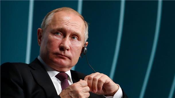 Russlands Präsident Wladimir Putin bei einer Veranstaltung im Rahmen des Brics-Gipfels 2019 in Brasilien. Am Treffen in Südafrika wird Putin nicht teilnehmen.