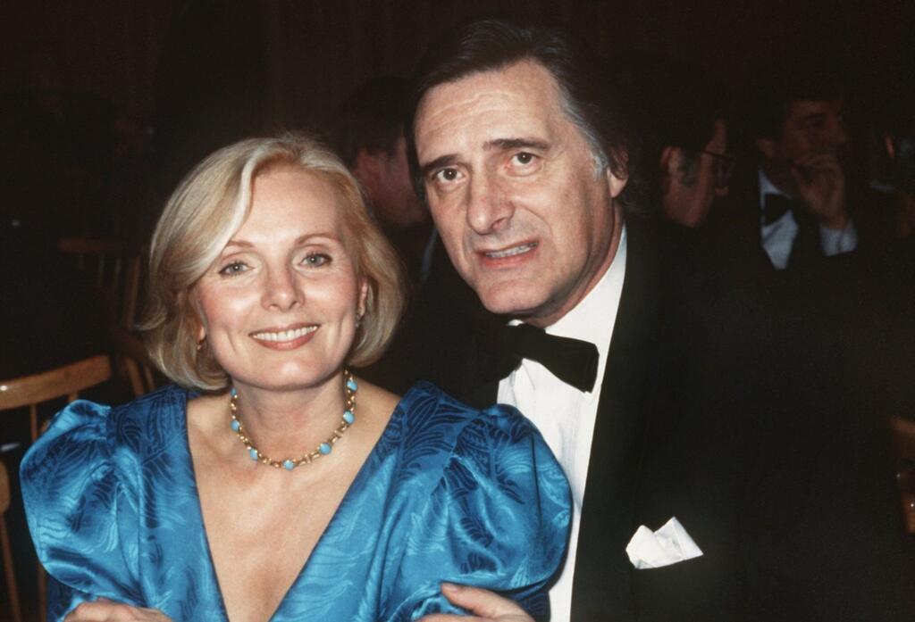Ruth Maria Kubitschek schrieb als „Spatzl“ TV-Geschichte Ruth Maria Kubitschek und Helmut Fischer 1984 in München.
