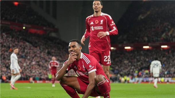 Ryan Gravenberch sorgte mit seinem Treffer gegen Aston Villa für große Erleichterung.