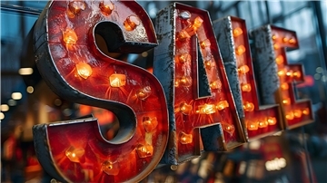 Sale LED Schild